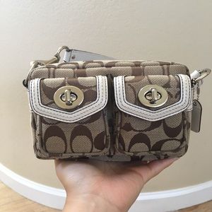 Coach boxy wristlet